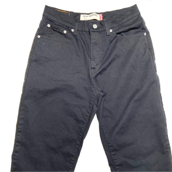 LEVI’S 512 Slim Tapered Black Jean - Picture 2 of 11